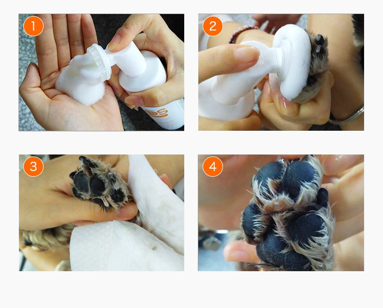 فوم پاک کننده پنجه حیوانات SOS